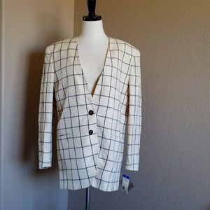 NWT Jones NY Saratoga Coat/Jacket Double breasted Size 10 Women's